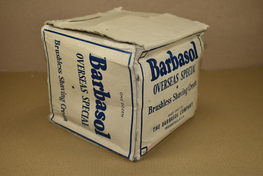 Boîte vide Barbasol