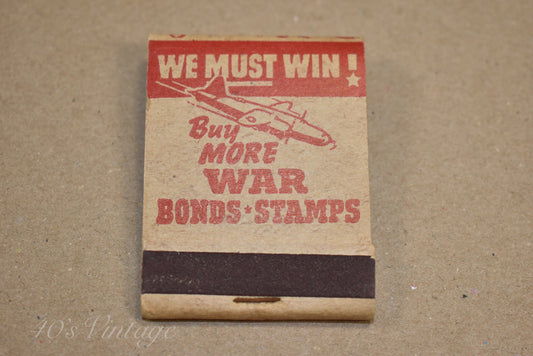 Pochette d'allumettes 'We must Win'