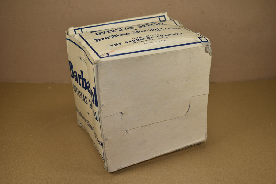 Boîte vide Barbasol