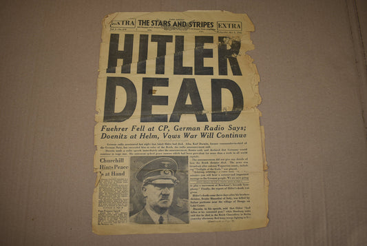Journal Stars and Stripes du 2 mai 1945