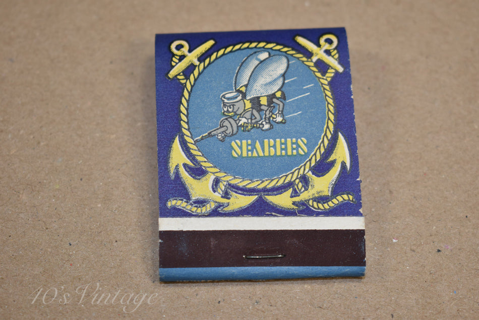 Pochette d'allumettes Seabees