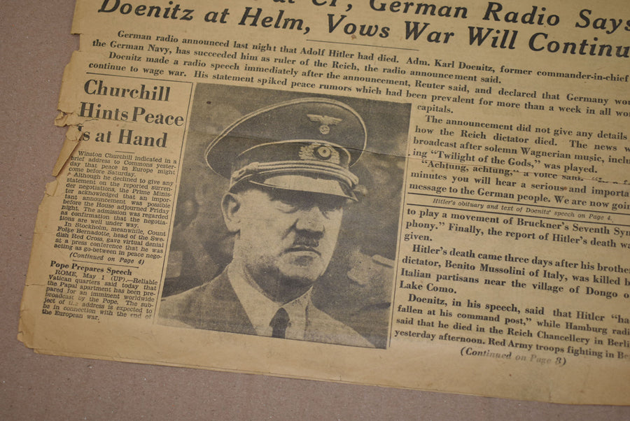 Journal Stars and Stripes du 2 mai 1945