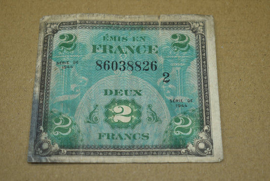 2 Francs monnaie d'invasion