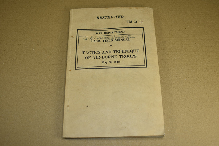 FM 31-30 Tactics of Air-Borne Troops