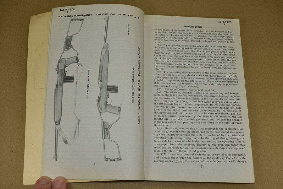 TM 9-1276 Carbines, Cal. .30, M1 and M1A1
