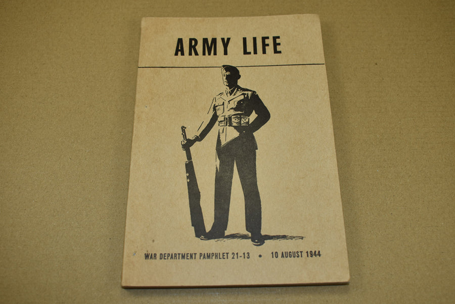 War department pamphlet 'Army Life'