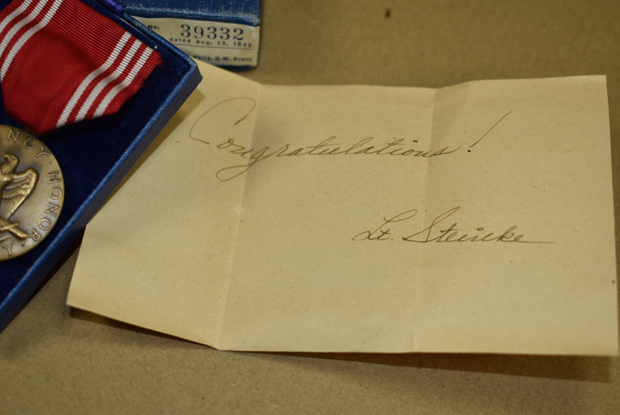 Médaille Good Conduct numérotée