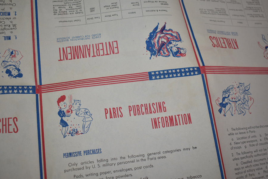 Paris, guide pour les troupes en permission