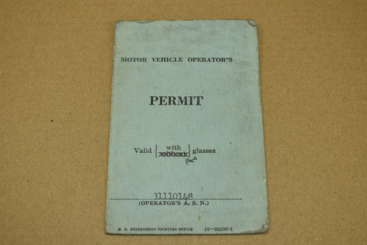 Driver's Permit