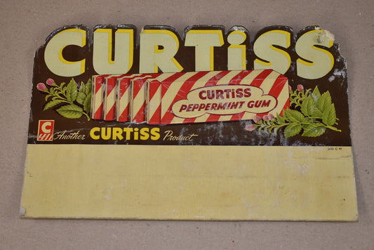 Panneau de chewing gum Curtiss