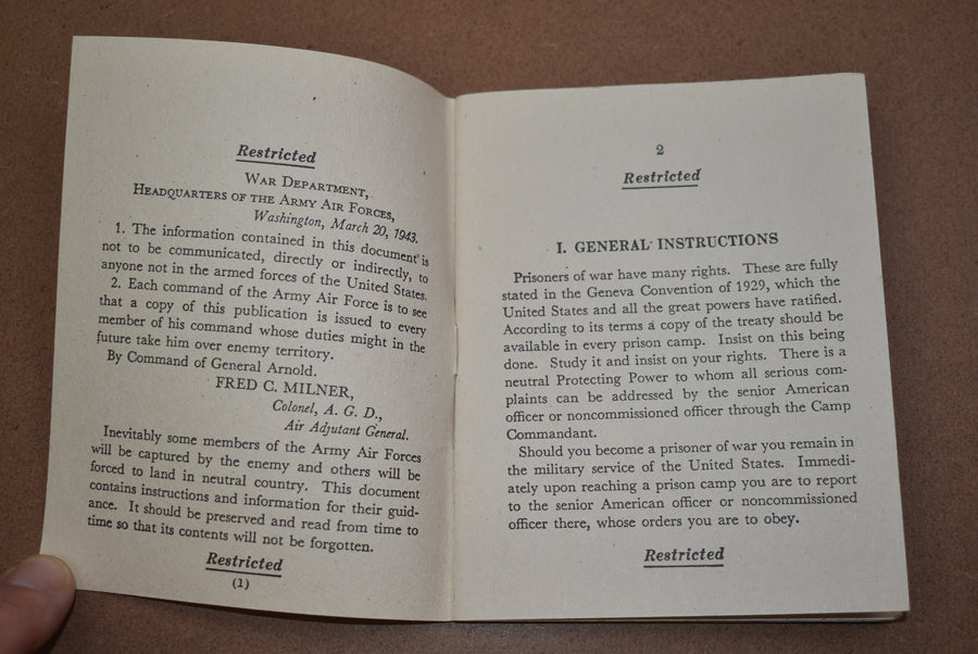 Livret Instructions USAAF