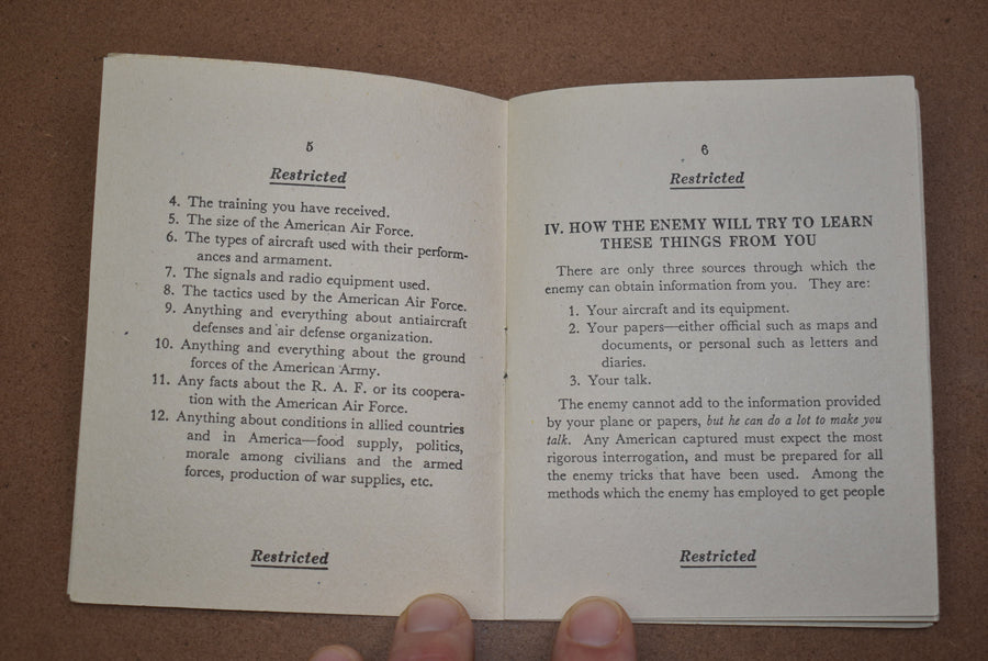 Livret Instructions USAAF