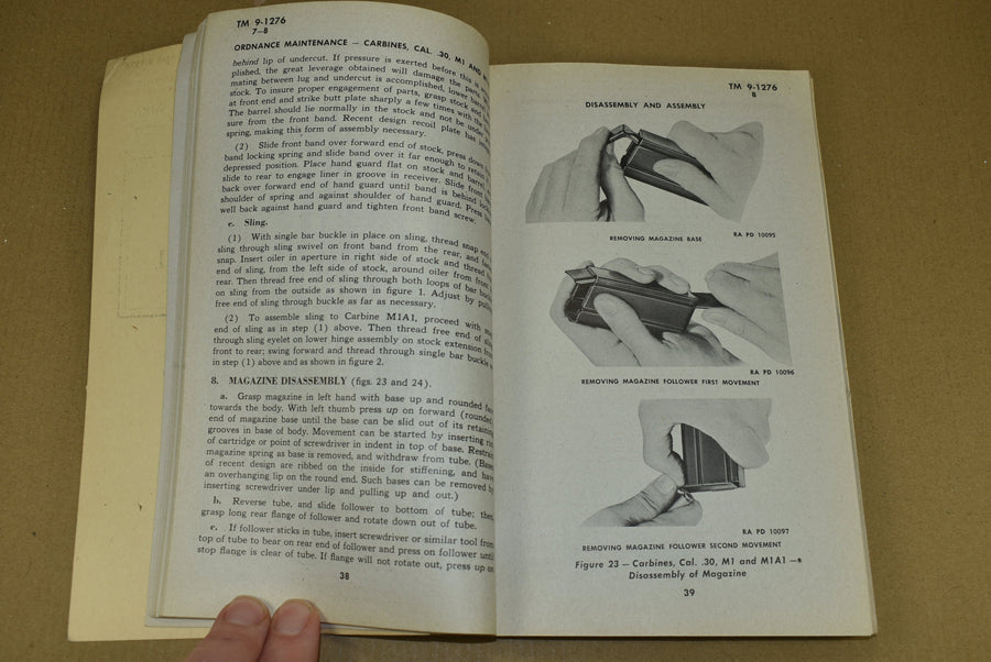 TM 9-1276 Carbines, Cal. .30, M1 and M1A1