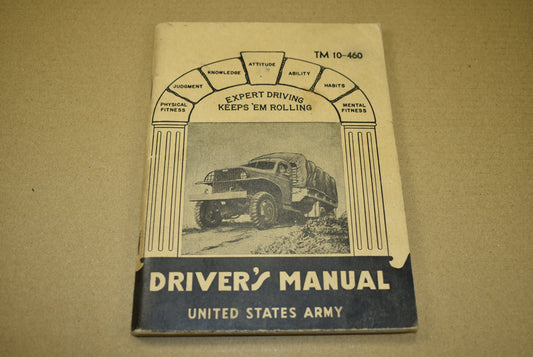 TM 10-460 Driver's manual
