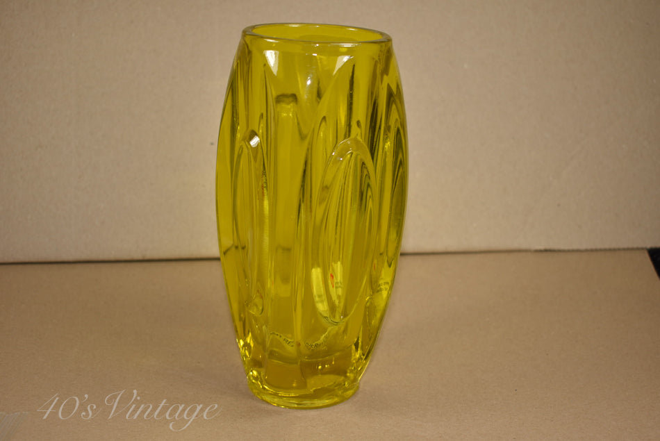 Vase en verre des années 60