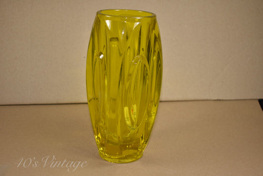 Vase en verre des années 60