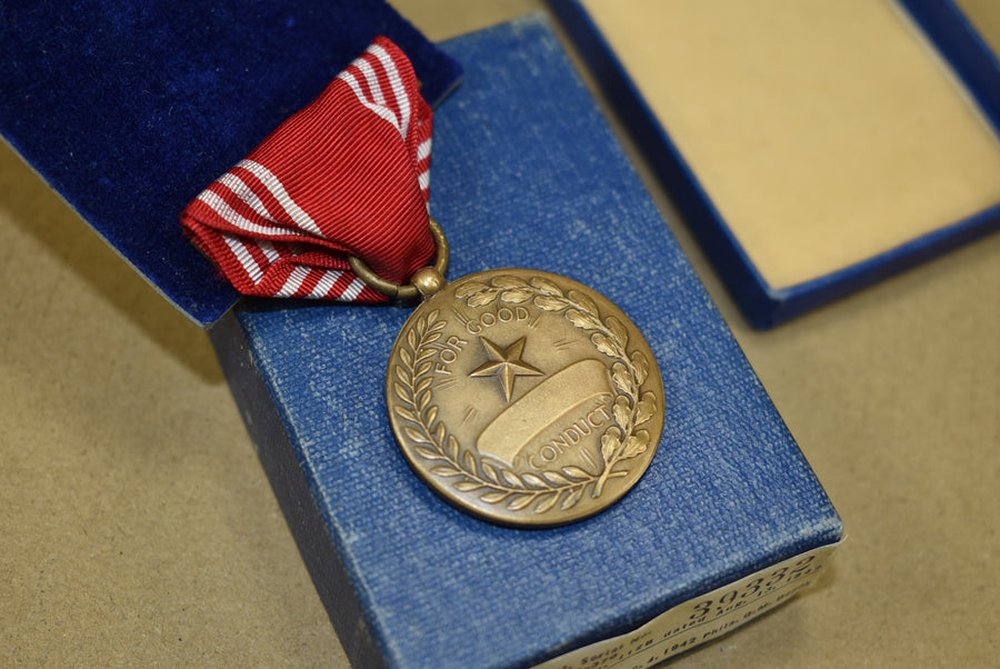 Médaille Good Conduct numérotée