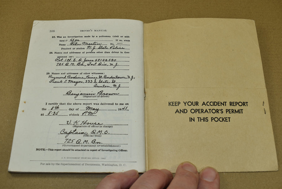 TM 10-460 Driver's manual