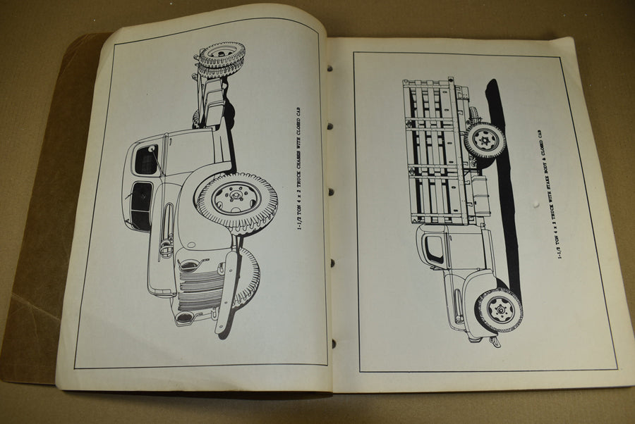 TM 10-1346 Parts List 1½ Ton, camion 4 x 2