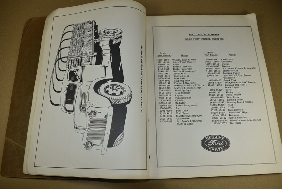 TM 10-1346 Parts List 1½ Ton, camion 4 x 2