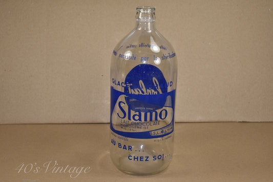 Bouteille avec publicité Slamo Lait Chocolate