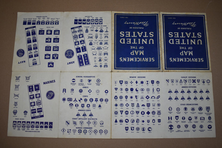 Carte des militaires des États-Unis