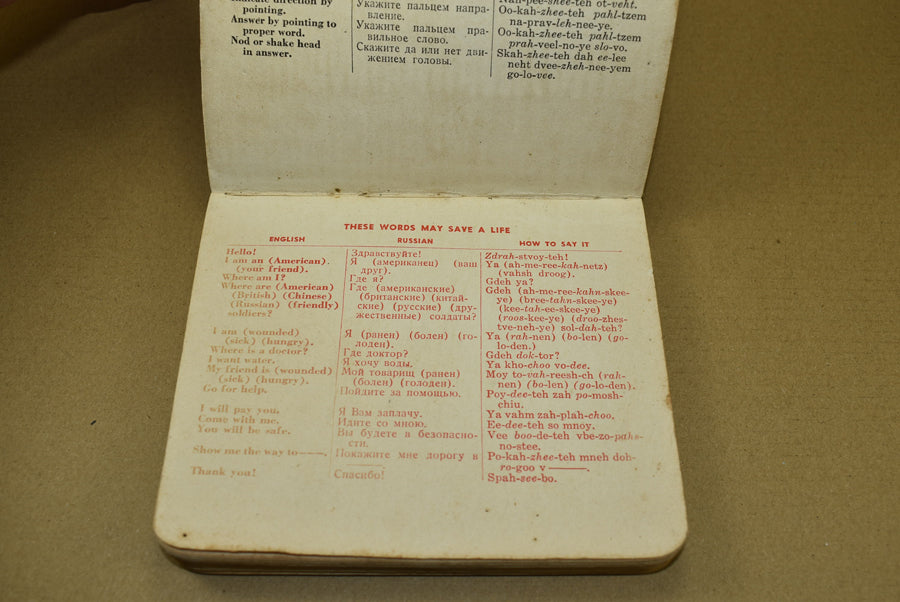 Livre de phrases en russe