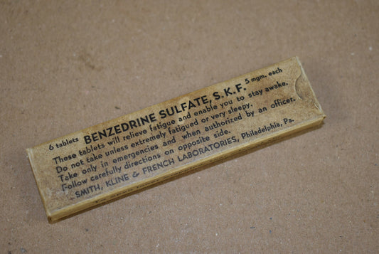 Comprimés de Sulfate de Benzedrine