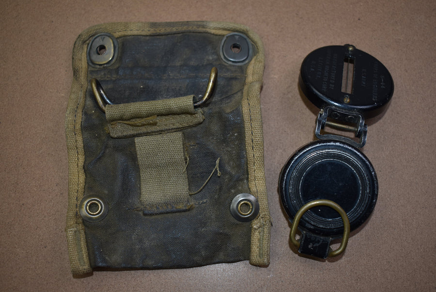 Boussole Lensatic en pochette