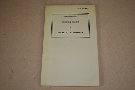 TM 9-2900 Military Explosives