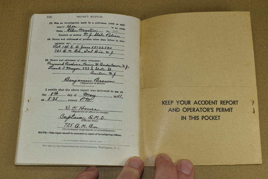 TM 10-460 Driver's manual