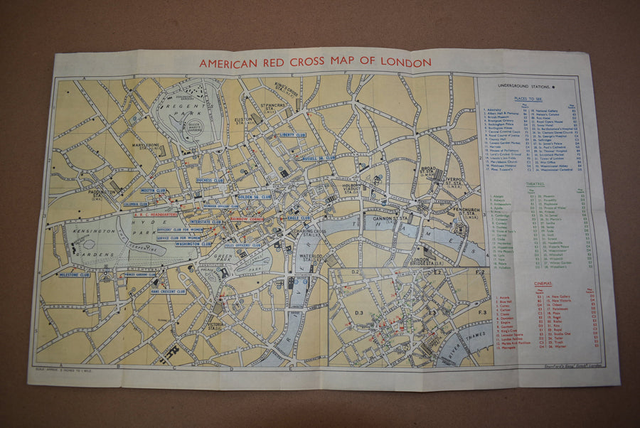 Carte de Londres