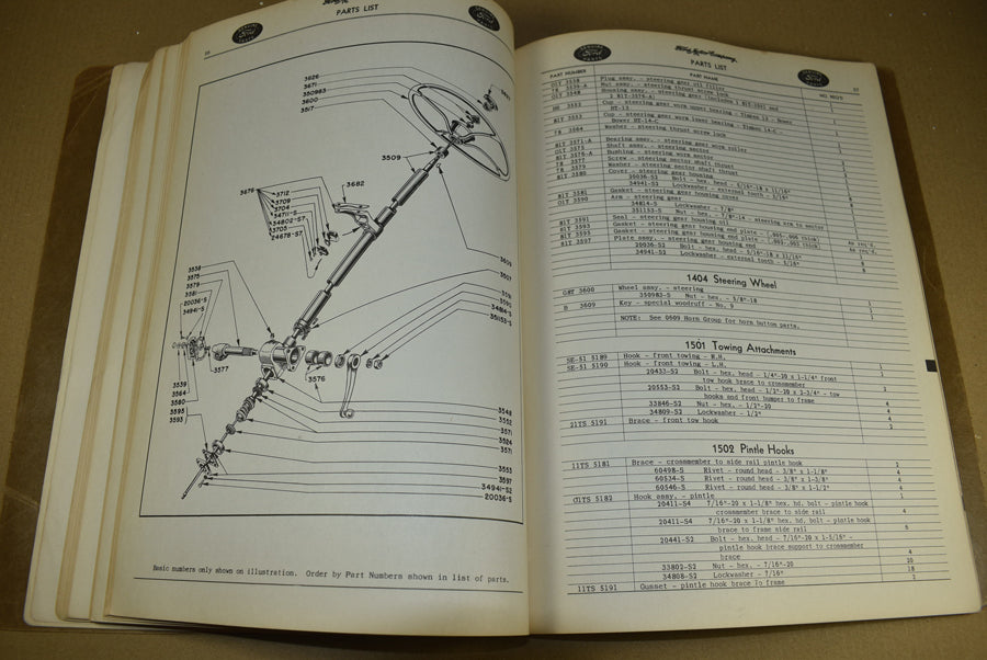 TM 10-1346 Parts List 1½ Ton, camion 4 x 2