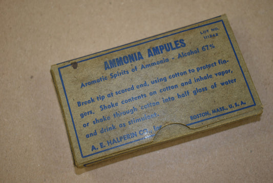 Ampoules d'ammoniac