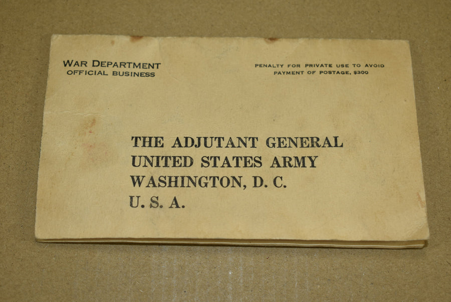 Livret de paie individuel, 5e Ranger Battalion