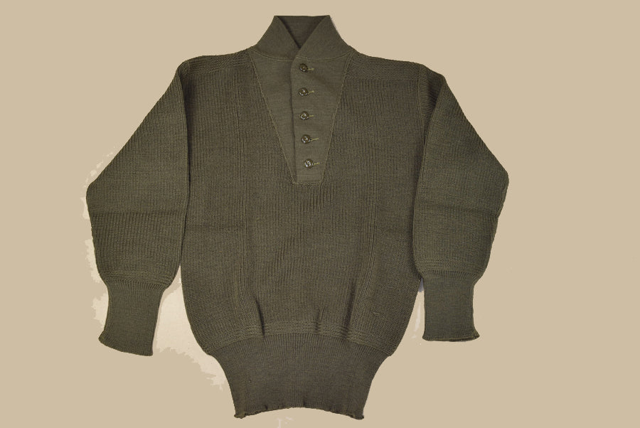 Pull en laine 5 boutons