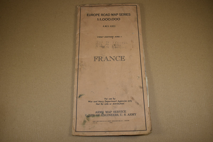 Carte routière de la France