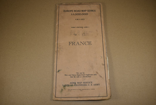 Carte routière de la France