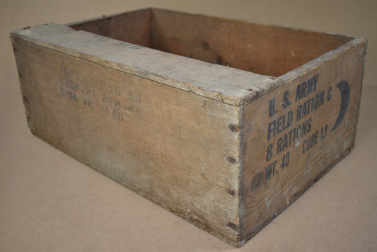 Caisse en bois de ration C