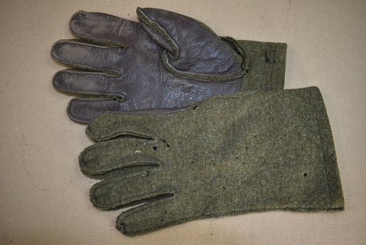 Gants avec paume en cuir