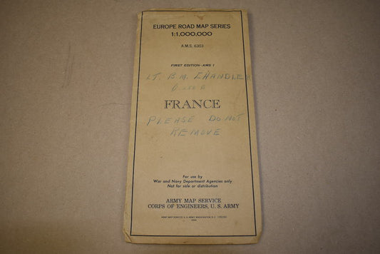 Carte routière de la France