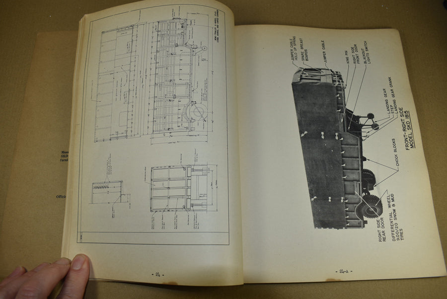TM 10-1372 Parts List Semi-Trailer, 2 Wheel