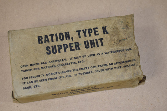 Boîte de ration K vide