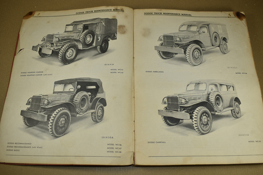 TM 10-1531 Maintenance Manual ¾ Ton 4x4 Dodge Trucks