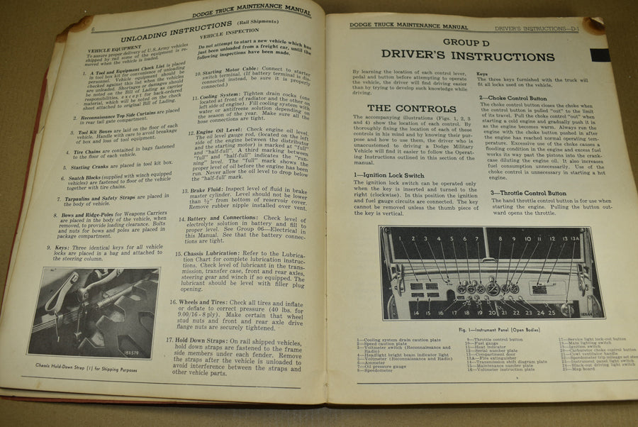 TM 10-1531 Maintenance Manual ¾ Ton 4x4 Dodge Trucks