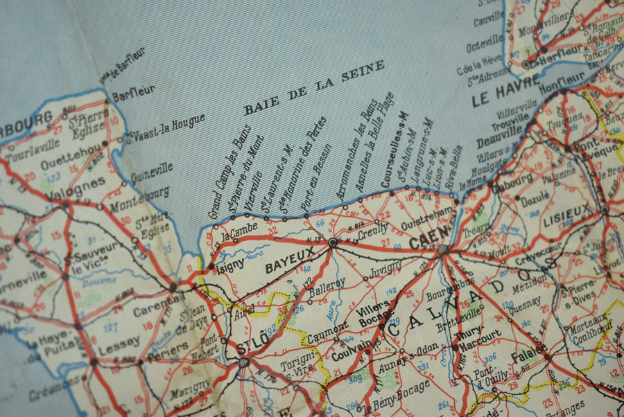 Carte routière de la France