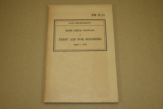 FM 21-11 First Aid for Soldiers