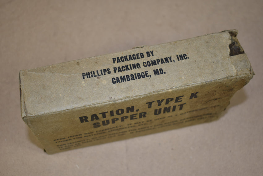 Boîte de ration K vide