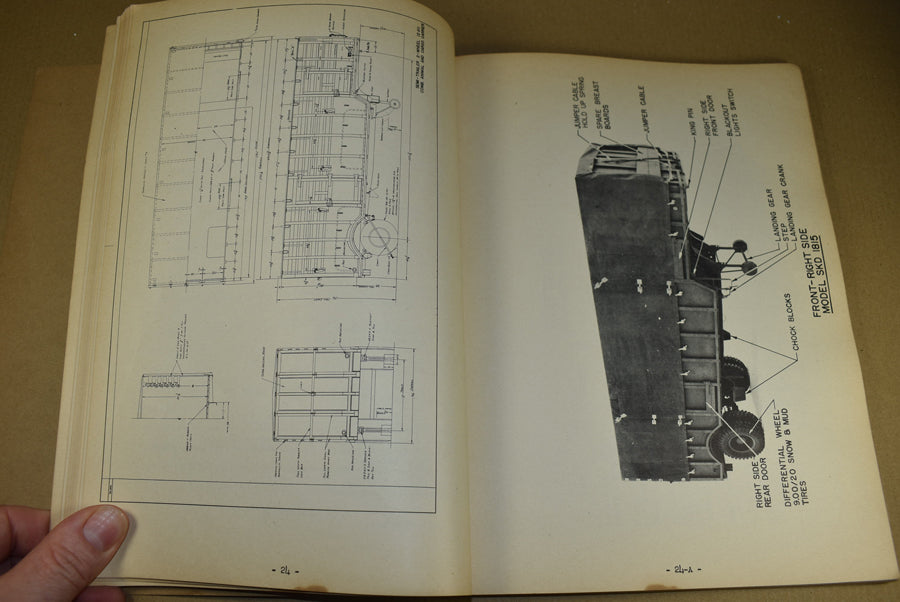 TM 10-1372 Parts List Semi-Trailer, 2 Wheel