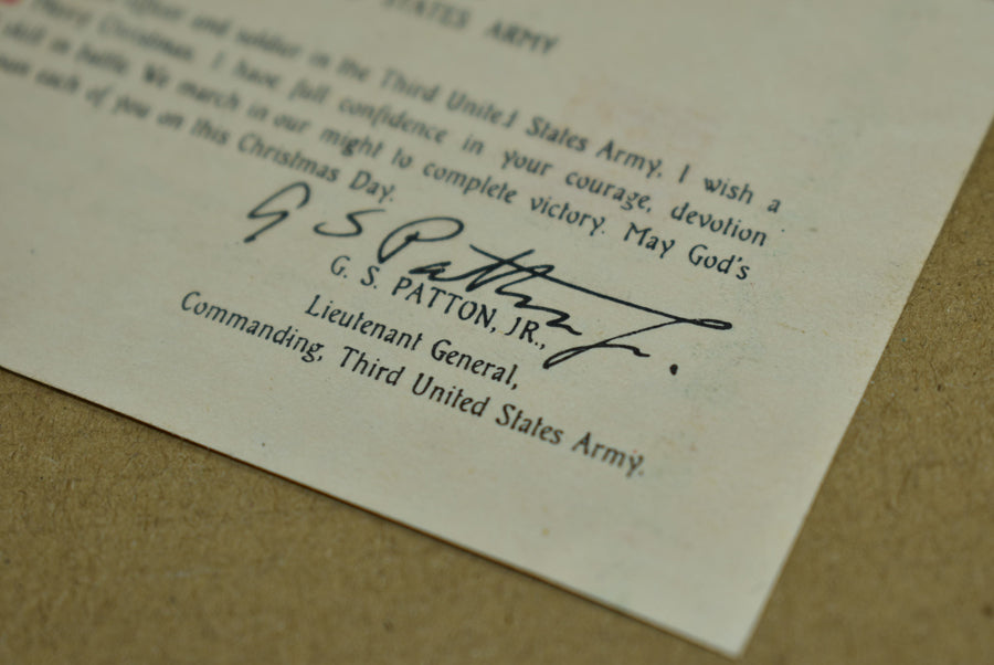 Carte de prière du Général Patton